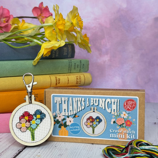 Thanks a Bunch! Mini Matchbox Cross Stitch Kit