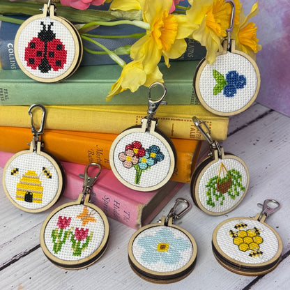 You Grow Girl! Mini Matchbox Cross Stitch Kit