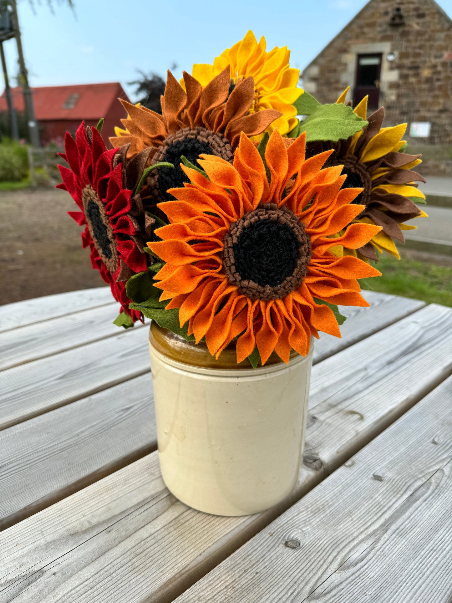 Van Gogh's Felt Sunflowers Kit