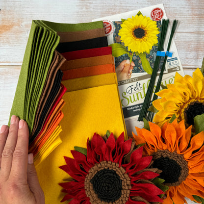 Van Gogh's Felt Sunflowers Kit