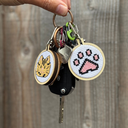 With Love from Scotland (Highland Cow) Mini Matchbox Cross Stitch Kit