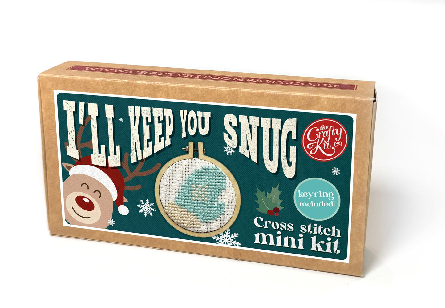 I'll Keep You Snug Mini Matchbox Christmas Cross Stitch Kit