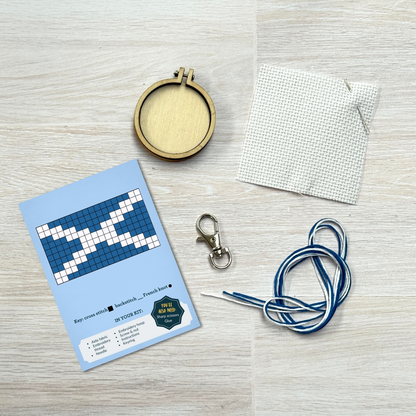 I Love Scotland! Mini Matchbox Cross Stitch Kit