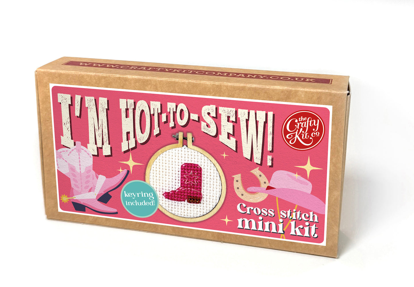 I'M HOT-TO-SEW! Mini Matchbox Cross Stitch Kit
