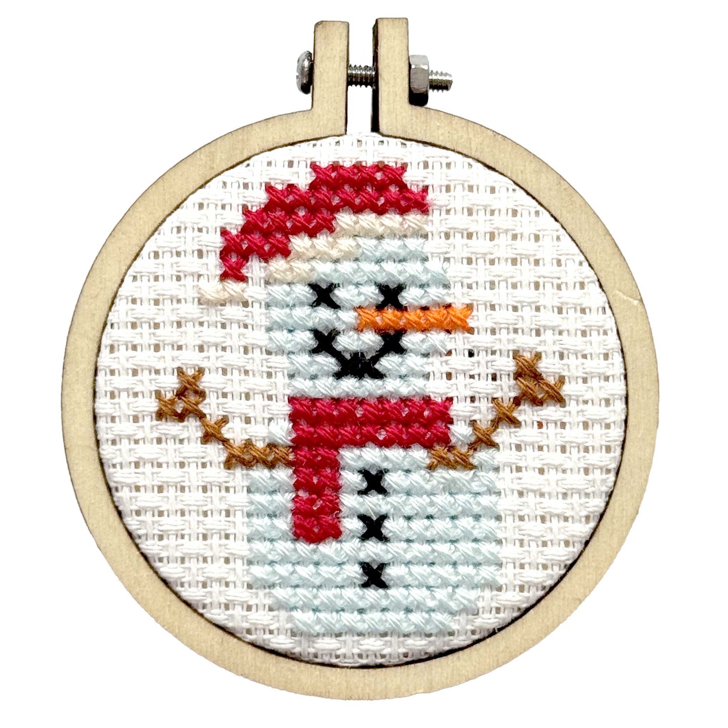 Ice To Meet You, Frosty! Mini Matchbox Christmas Cross Stitch Kit