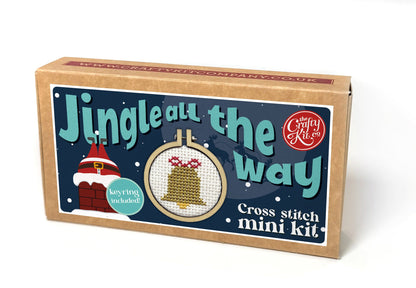 Jingle All The Way Mini Matchbox Christmas Cross Stitch Kit