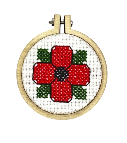 Lest We Forget Mini Matchbox Cross Stitch Kit