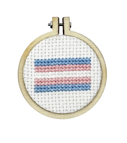 Live Loud, Live Proud! Mini Matchbox Cross Stitch Kit