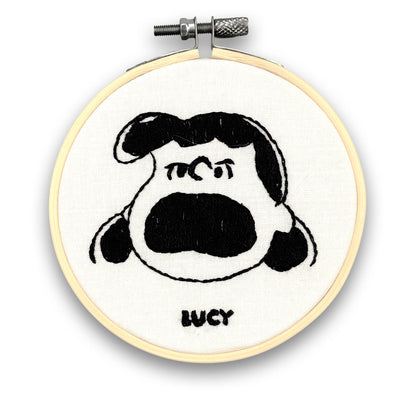 Peanuts - Lucy Mini Embroidery Kit