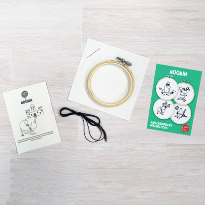 Moomintroll's Beach Day Fun Mini Embroidery Kit