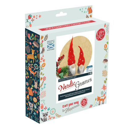 Nordic Gnomes Needle Felting Craft Kit