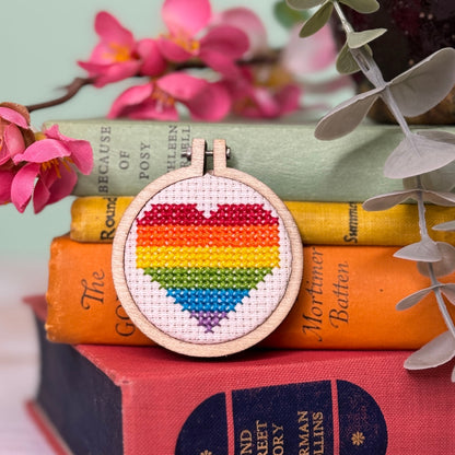 No Labels, Just Love! Mini Matchbox Cross Stitch Kit