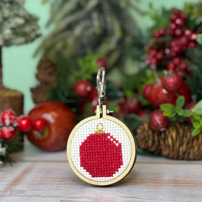 I Love Hanging with You Mini Matchbox Christmas Cross Stitch Kit
