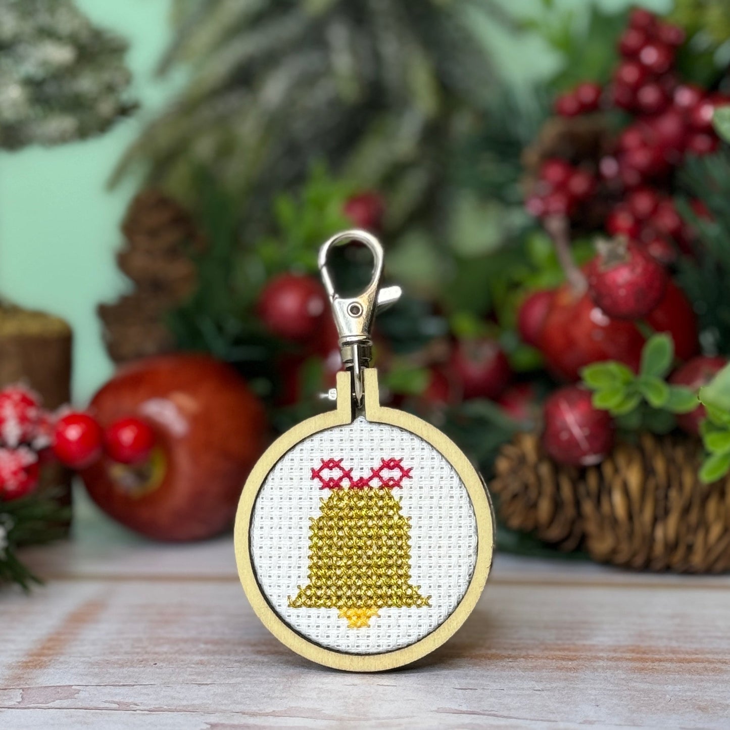 Jingle All The Way Mini Matchbox Christmas Cross Stitch Kit