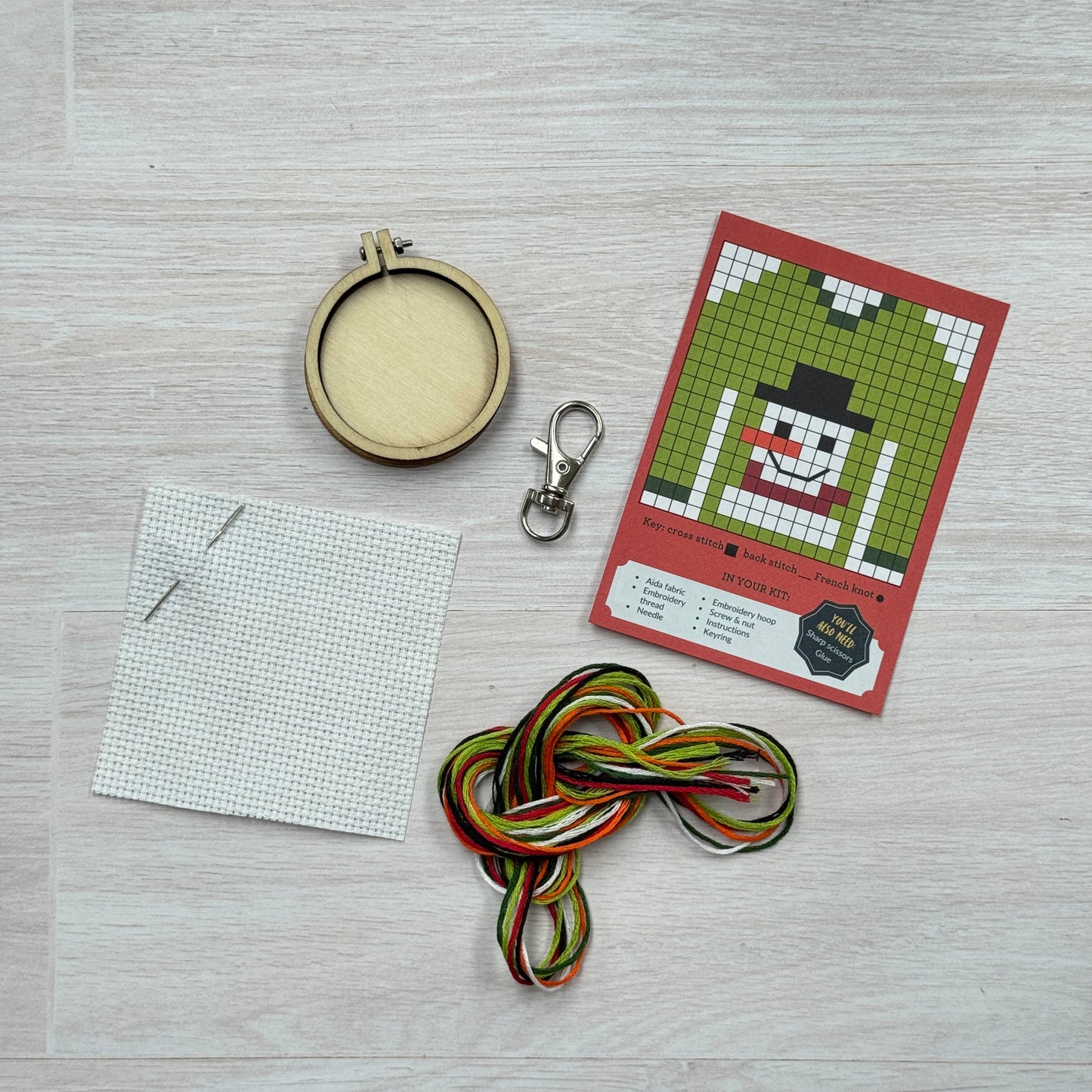 Tis The Season To Be Ugly! Mini Matchbox Christmas Cross Stitch Kit