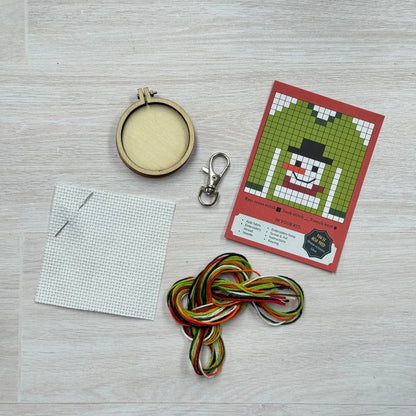 Tis The Season To Be Ugly! Mini Matchbox Christmas Cross Stitch Kit