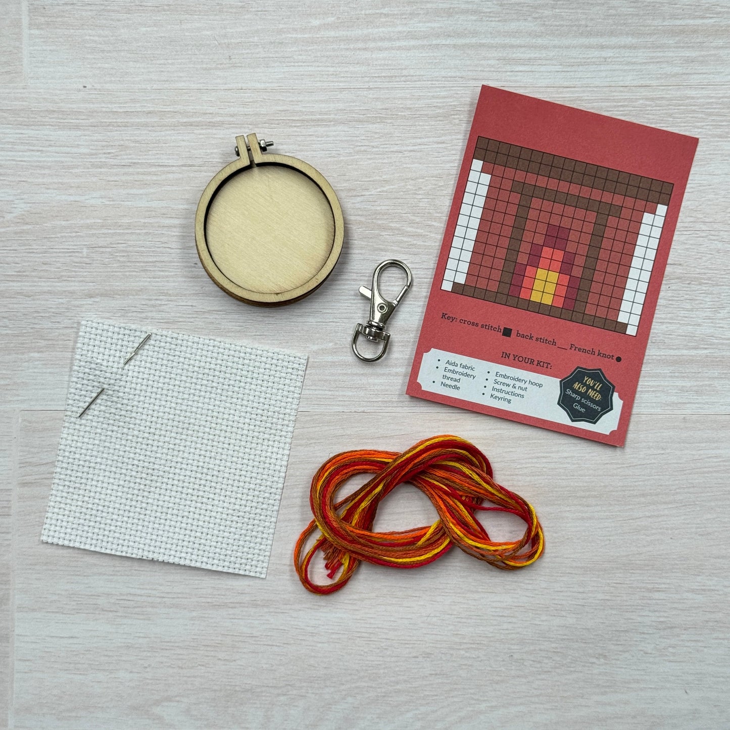 You're My Coal-Mate! Mini Matchbox Christmas Cross Stitch Kit