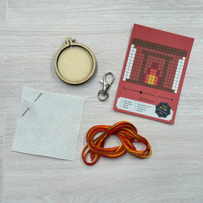 You're My Coal-Mate! Mini Matchbox Christmas Cross Stitch Kit