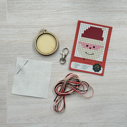 Ho Ho Ho! Mini Matchbox Christmas Cross Stitch Kit