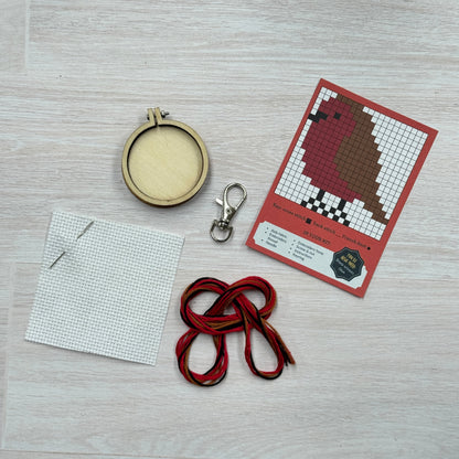 Seasons Tweetings Mini Matchbox Christmas Cross Stitch Kit