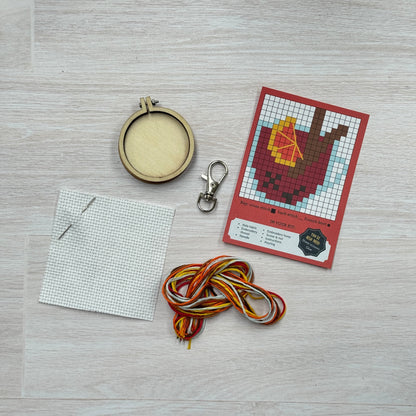 Spice Spice Baby! Mini Matchbox Christmas Cross Stitch Kit