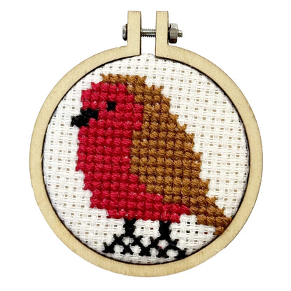 Seasons Tweetings Mini Matchbox Christmas Cross Stitch Kit