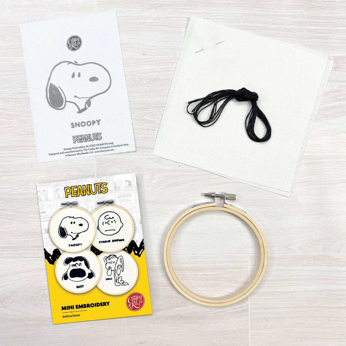 Peanuts - Snoopy Mini Embroidery Kit