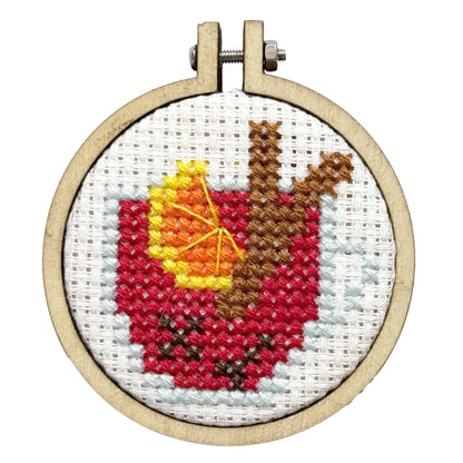 Spice Spice Baby! Mini Matchbox Christmas Cross Stitch Kit