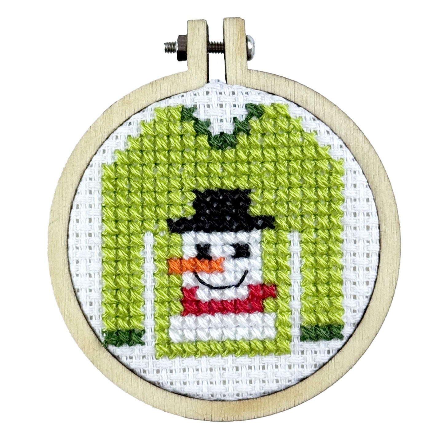 Tis The Season To Be Ugly! Mini Matchbox Christmas Cross Stitch Kit
