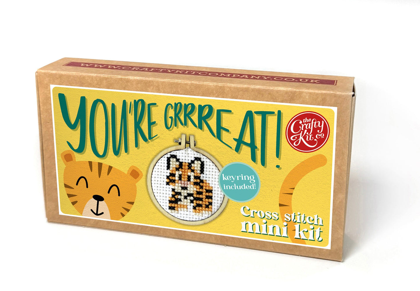 You're Grrreat! Mini Matchbox Cross Stitch Kit