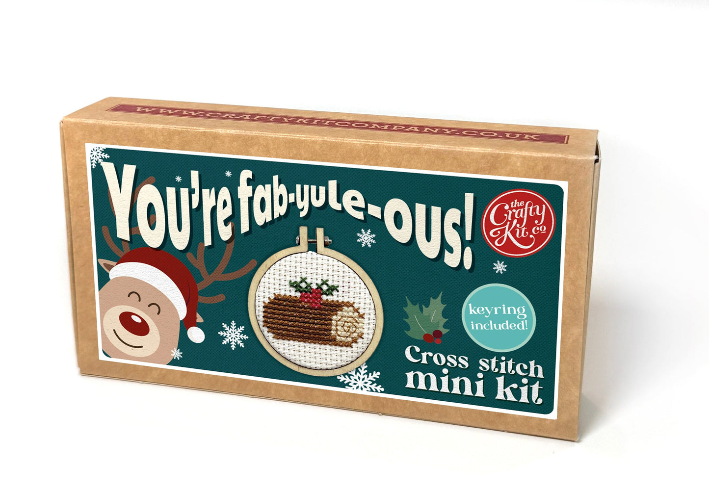 You're Fab-yule-ous! Mini Matchbox Christmas Cross Stitch Kit
