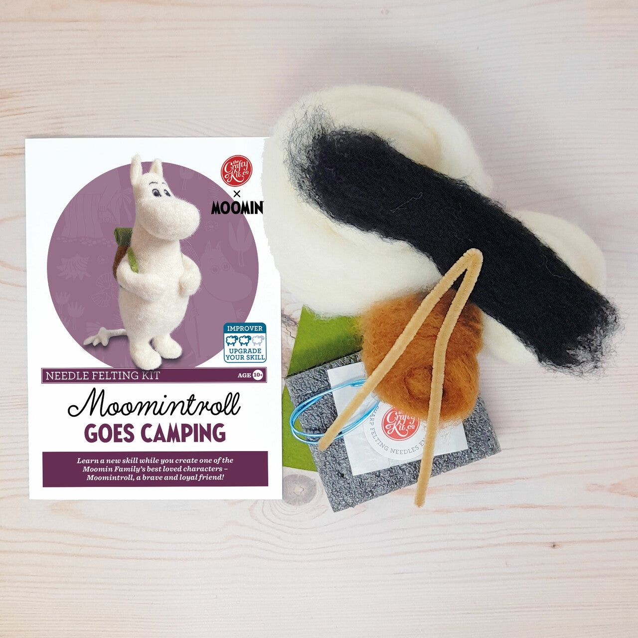 Moomin - Moomintroll Goes Camping Needle Felting Craft Kit