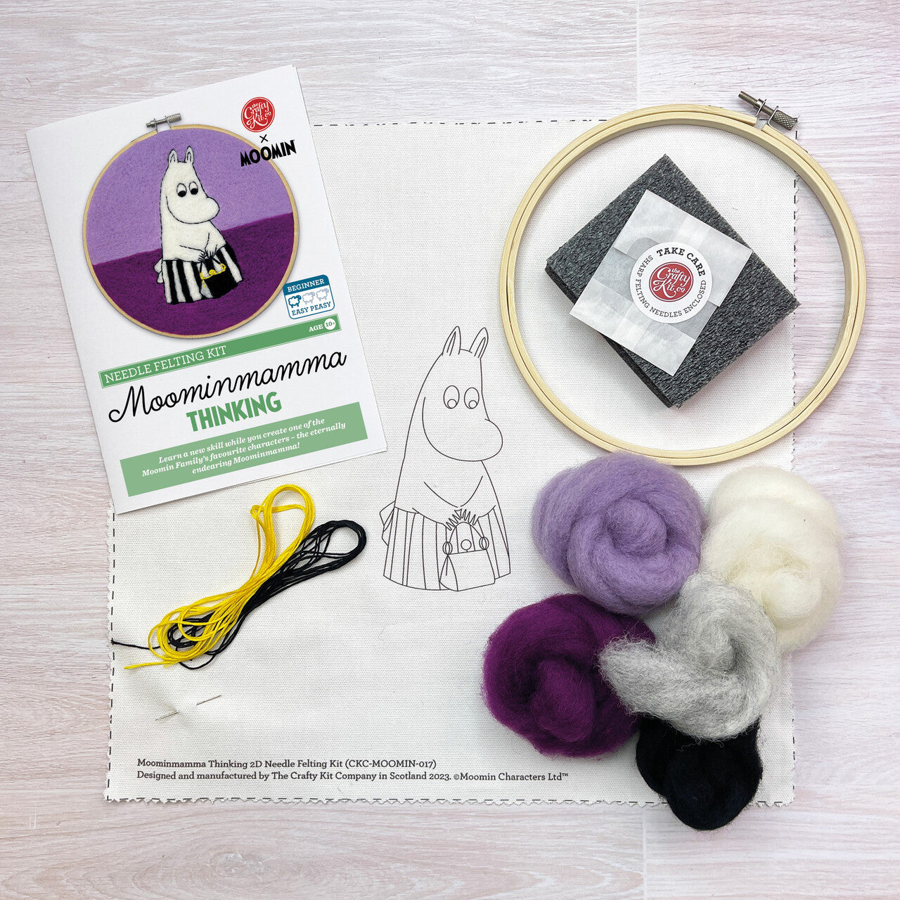 Moomin - Moominmamma Thinking Needle Felting Craft Kit