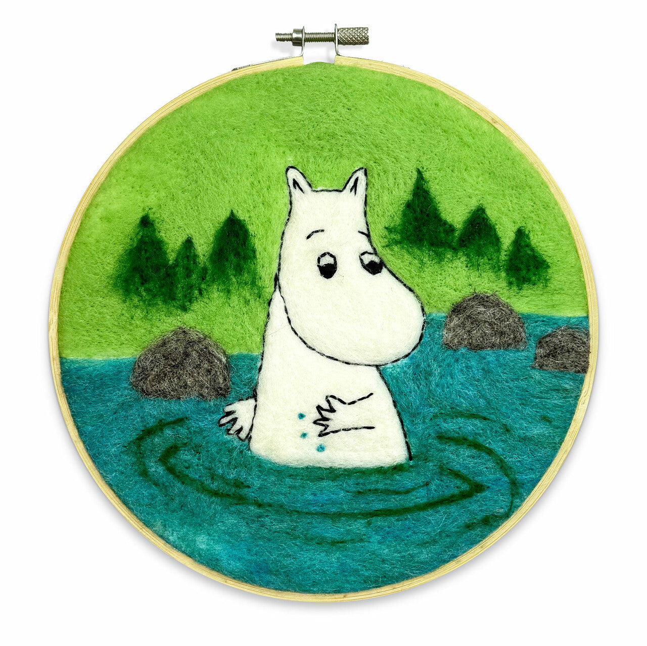 Moomin - Moomintroll Dipping Needle Felting Craft Kit