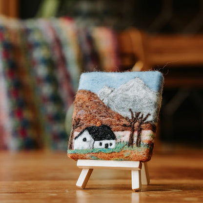 Mini Masterpiece: Crafty Cottages - Mountain Cottage Needle Felting Kit