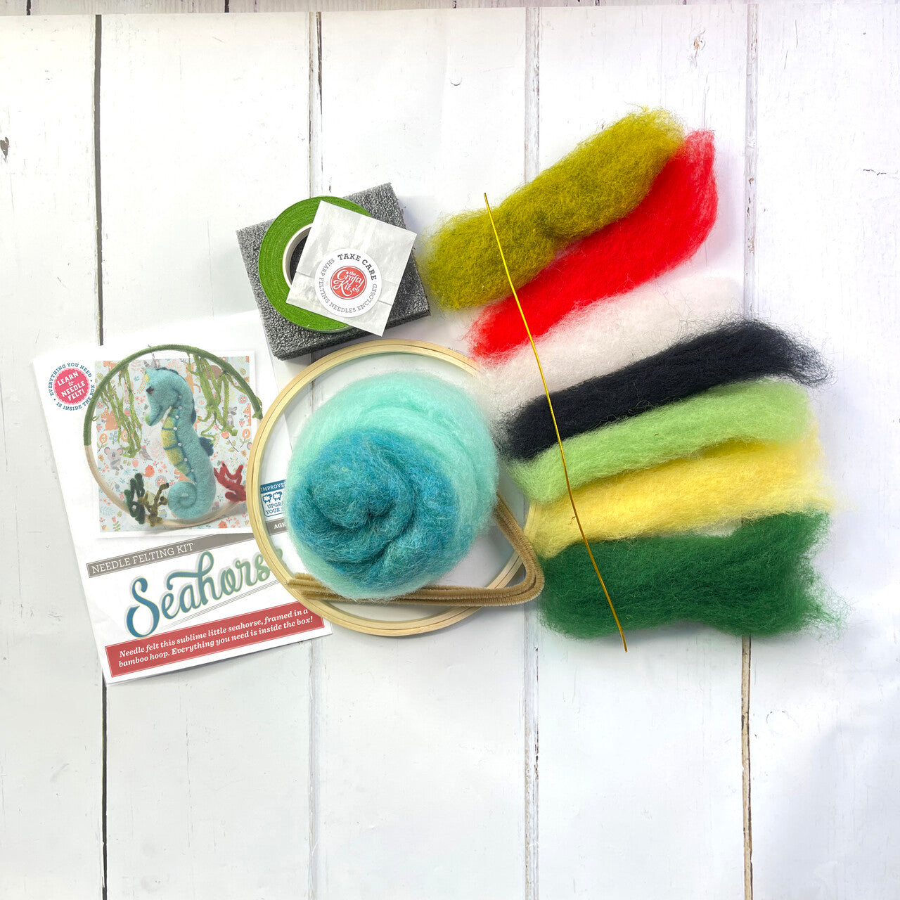 Sea Horse Needle Felting Craft Kit