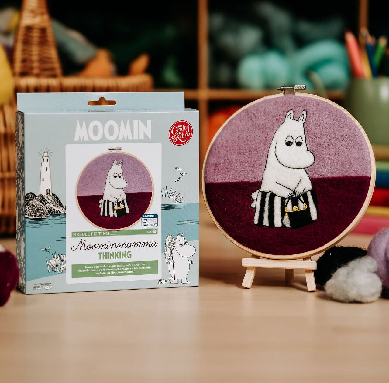 Moomin - Moominmamma Thinking Needle Felting Craft Kit