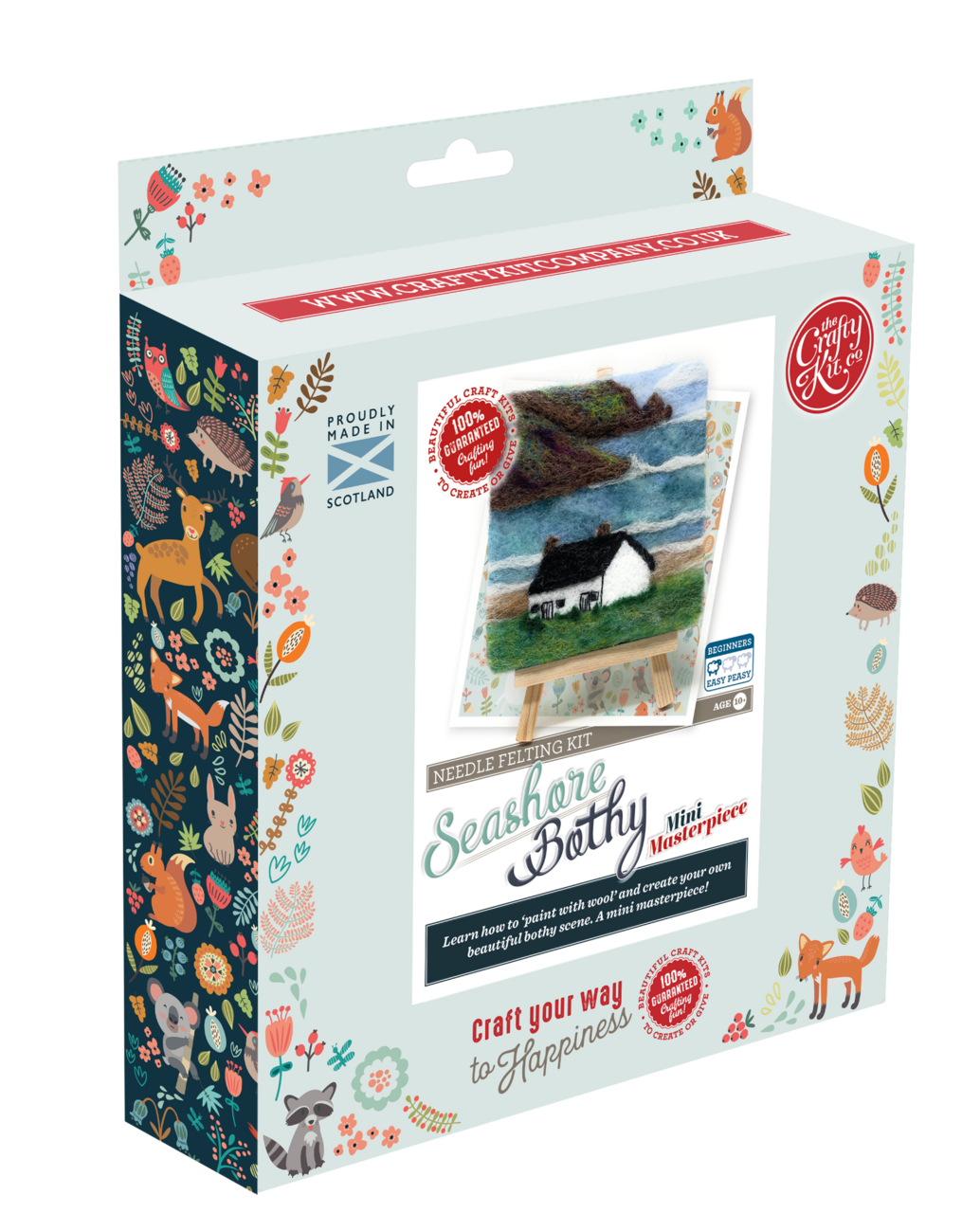 Mini Masterpiece: Crafty Cottages - Seashore Bothy Cottage Needle Felting Kit