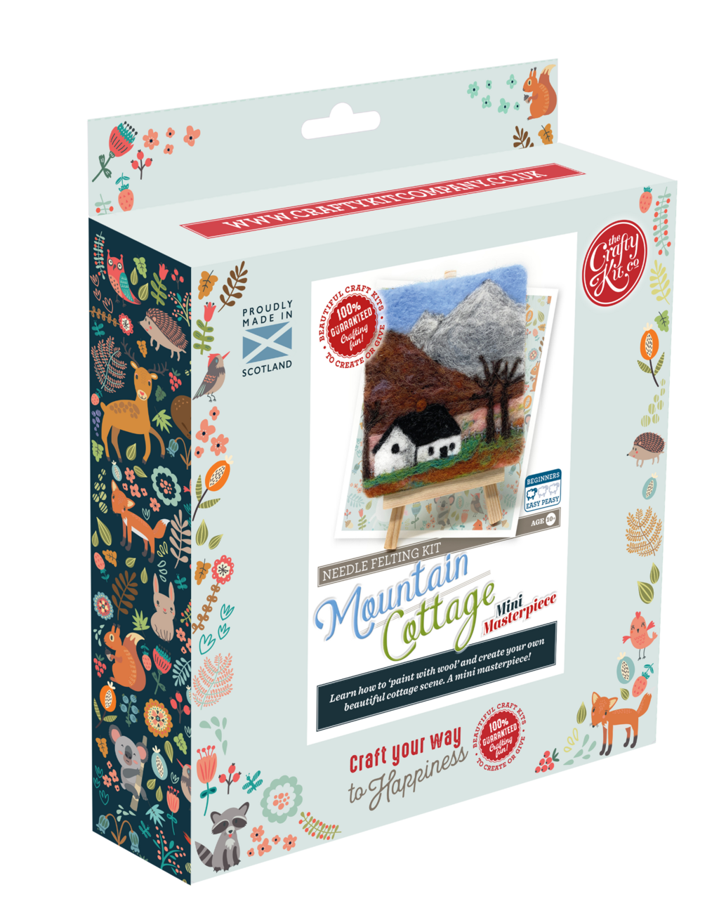 Mini Masterpiece: Crafty Cottages - Mountain Cottage Needle Felting Kit