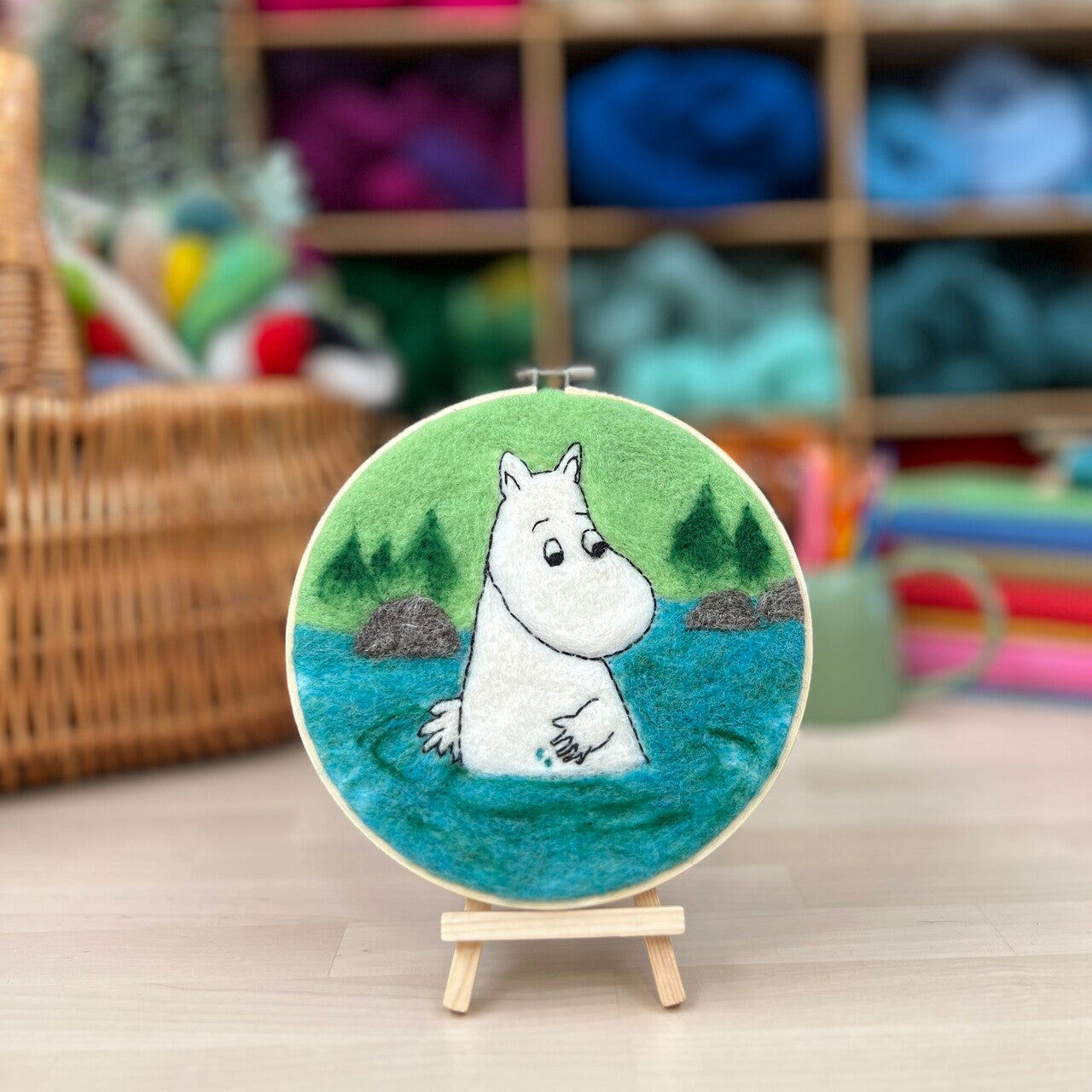 Moomin - Moomintroll Dipping Needle Felting Craft Kit