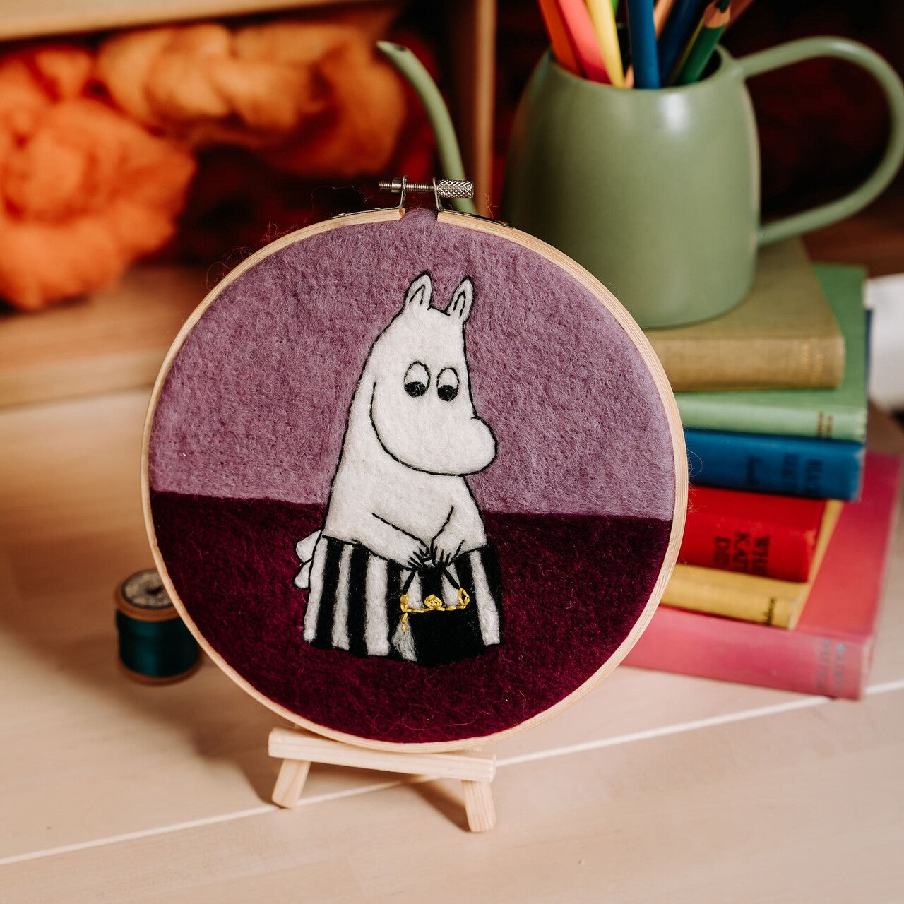 Moomin - Moominmamma Thinking Needle Felting Craft Kit