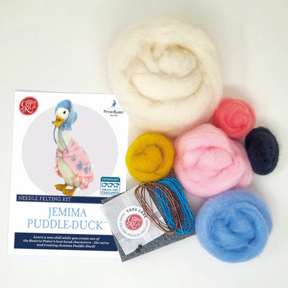 Beatrix Potter - Jemima Puddleduck Needle Felting Craft Kit