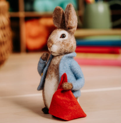 Beatrix Potter - Peter Rabbit and his Pocket Handkerchief Needle Felting Craft Kit