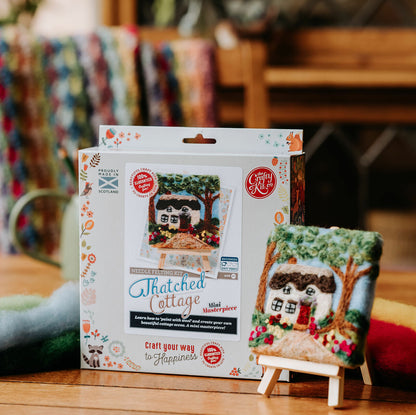 Mini Masterpiece: Crafty Cottages - Thatched Cottage Needle Felting Kit