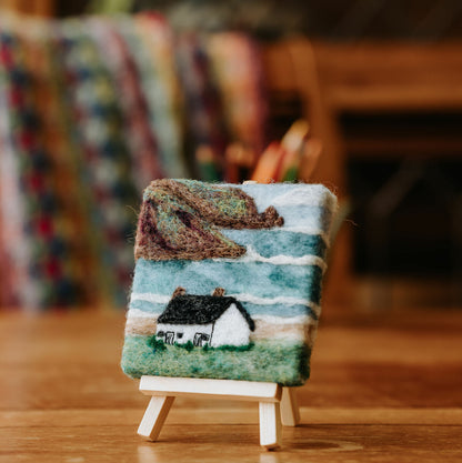 Mini Masterpiece: Crafty Cottages - Seashore Bothy Cottage Needle Felting Kit