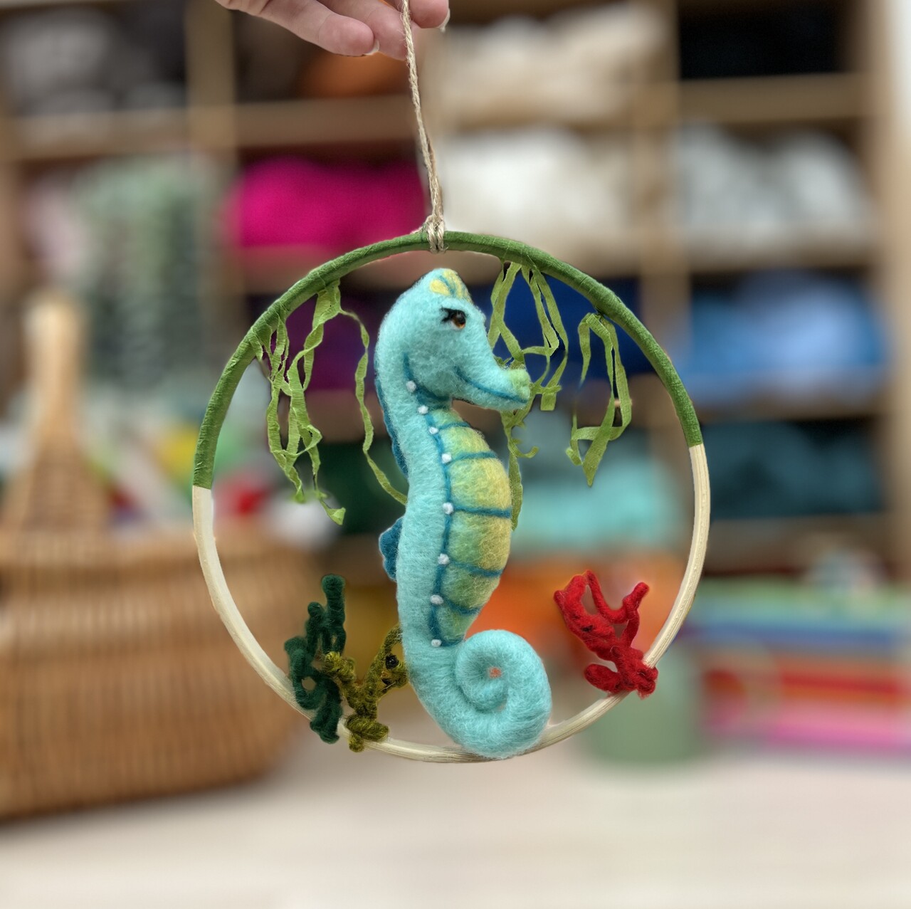 Sea Horse Needle Felting Craft Kit