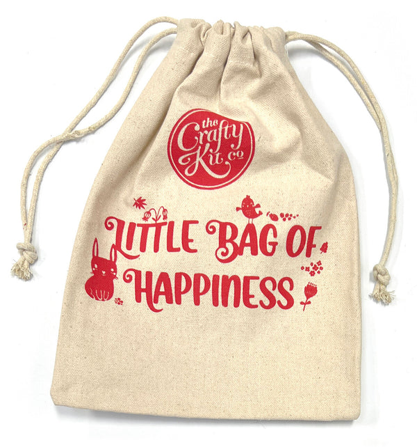 The Crafty Kit Company 'Bag of Happiness' Drawstring Bag (Pack of Two)