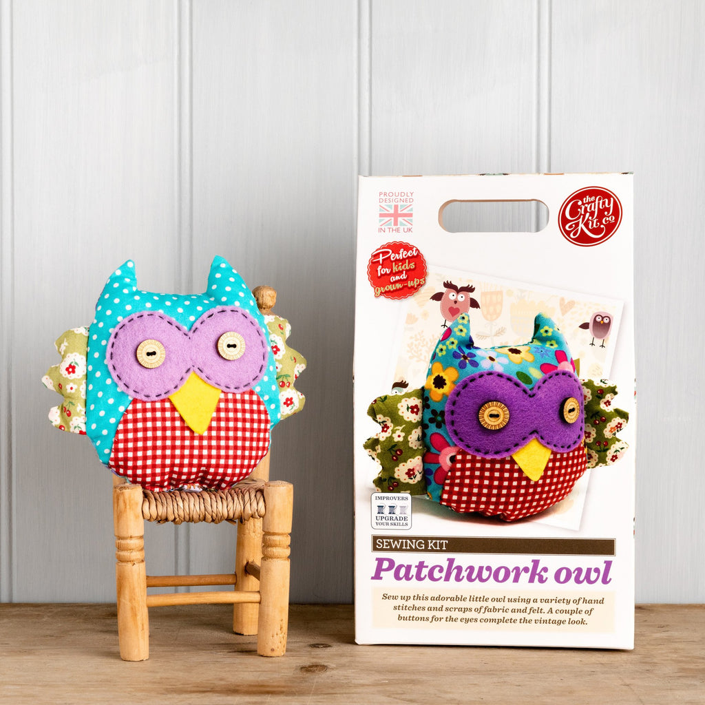 The Crafty Kit Company Patchwork Owl Sewing Kit